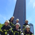 Feuerwehr Botnang beim SkyRun in Frankfurt
