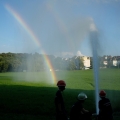 Regenbogen selbstgemacht bei der Jugendfeuerwehr