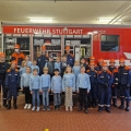 Gemeinsame Übung der Löschfantis und der Jugendgruppe