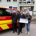 Feuerwehr Botnang spendet 2.083,- EUR an das Tierheim