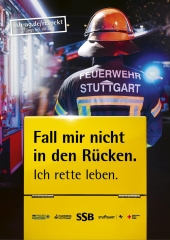 Fall mir nicht in den Rücken. Ich rette Leben.