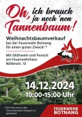 Weihnachtsbaumverkauf bei der Feuerwehr am 14.12.2024