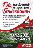 Weihnachtsbaumverkauf bei der Feuerwehr am 13.12.2025